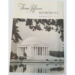 Vintage Thomas Jefferson Memorial Visitors Brochure 1956 History BT953